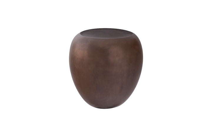 River Stone Side Table, Bronze - Phillips Collection - AmericanHomeFurniture