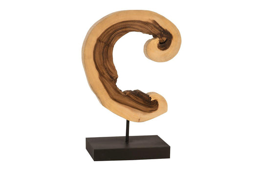 Phillips Collection Creature Sculpture on Stand, Natural DECORATIVE OBJECTS