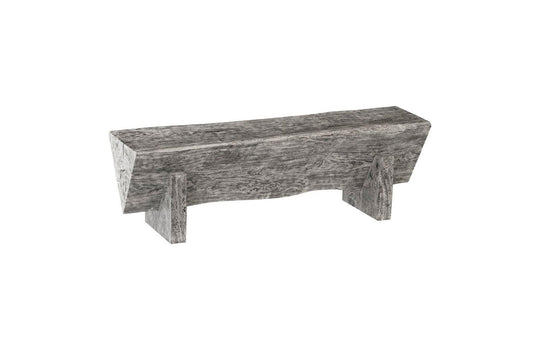 Phillips Collection Triangle Bench, Gray Stone BENCHES
