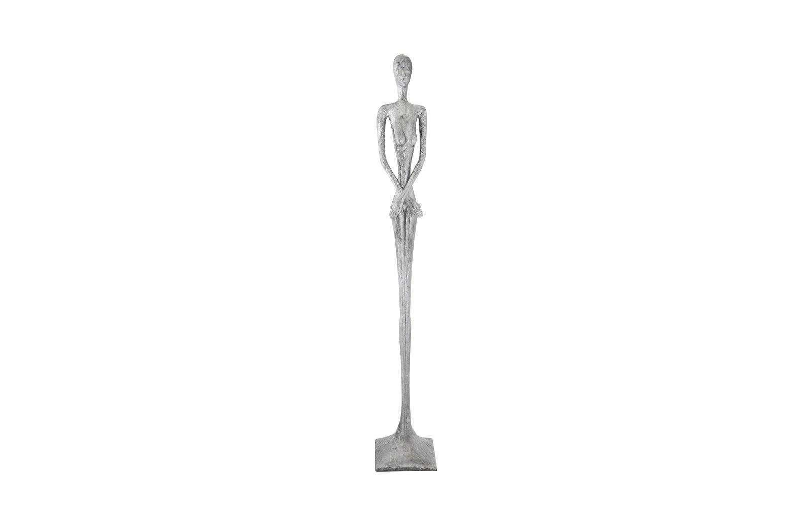 Phillips Collection Lottie Sculpture, Resin, Liquid Silver DECORATIVE OBJECTS