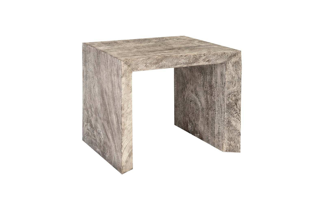 Waterfall Side Table, Gray Stone - Phillips Collection - AmericanHomeFurniture