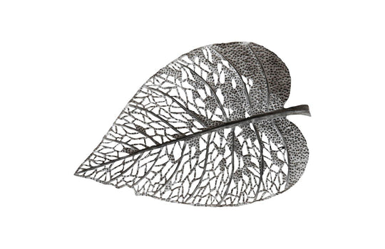 Phillips Collection Birch Leaf Wall Art, Silver, LG WALL ACCENTS