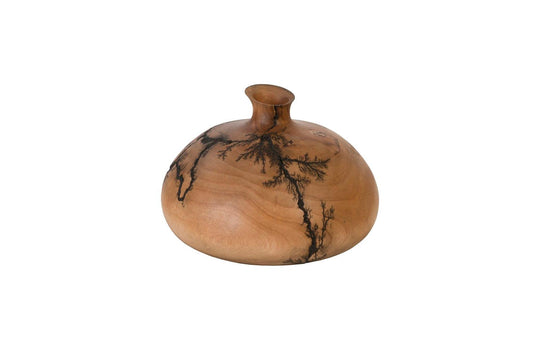 Phillips Collection Lightning Vase, Mango Wood, Short VASES, JARS, + BOTTLES