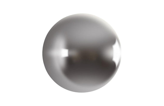 Phillips Collection Ball on the Wall, Large, Polished Aluminum Finish WALL ACCENTS