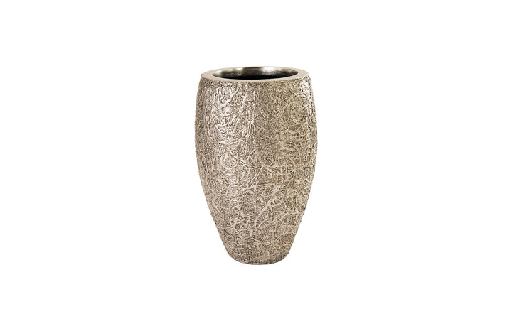 String Theory Planter, Silver Leaf, SM - Phillips Collection - AmericanHomeFurniture