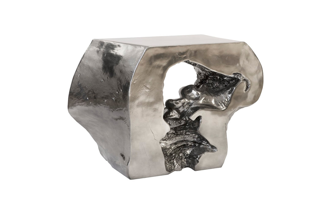 Plateada Hollow Console, Liquid Silver - Phillips Collection - AmericanHomeFurniture