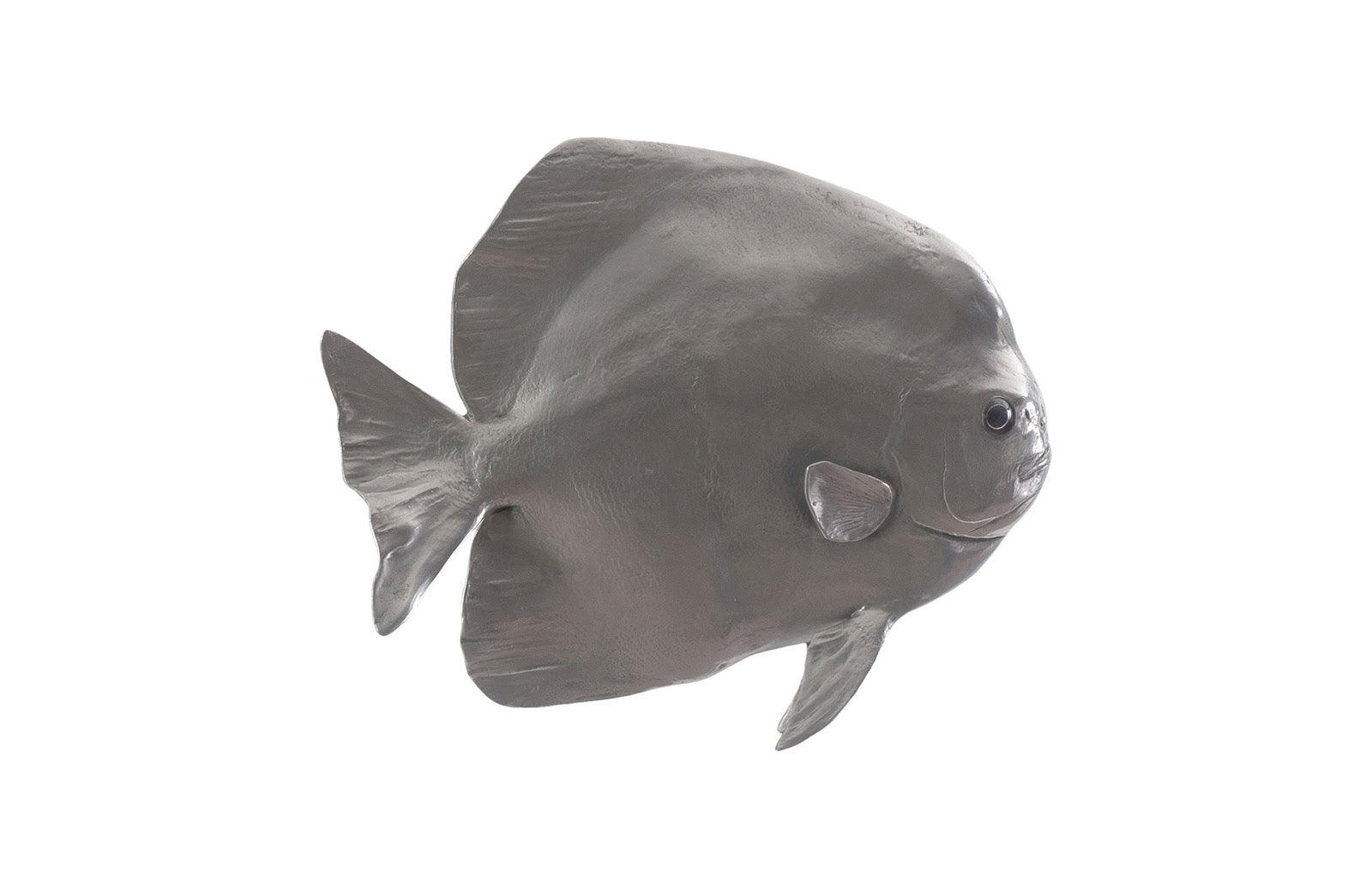 Phillips Collection Australian Bat Fish Wall Sculpture, Resin, Polished Aluminum Finish WALL ACCENTS