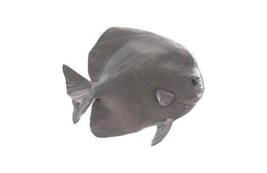 Phillips Collection Australian Bat Fish Wall Sculpture, Resin, Polished Aluminum Finish WALL ACCENTS