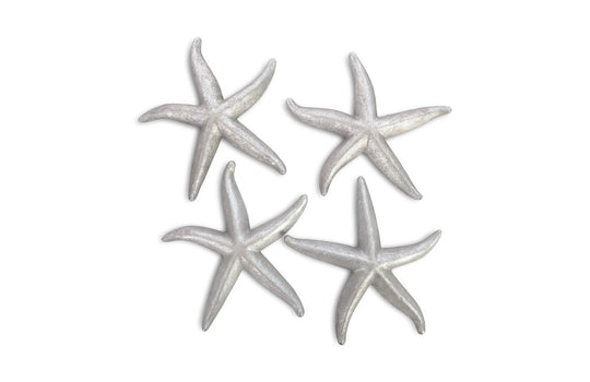 Phillips Collection Starfish, Silver Leaf, Set of 4, LG WALL ACCENTS