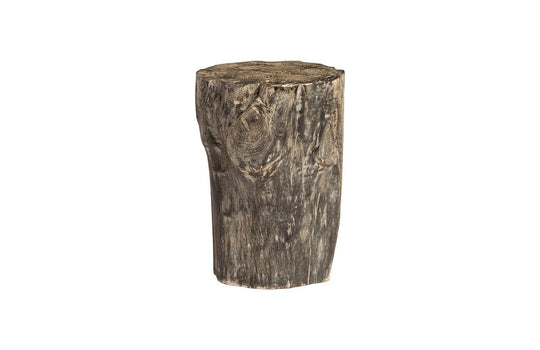 Phillips Collection Black Wash Stool, Round OTTOMANS, POUFS, + STOOLS