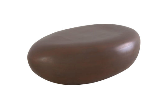 Phillips Collection River Stone Coffee Table, Small, Resin, Bronze Finish COFFEE TABLES