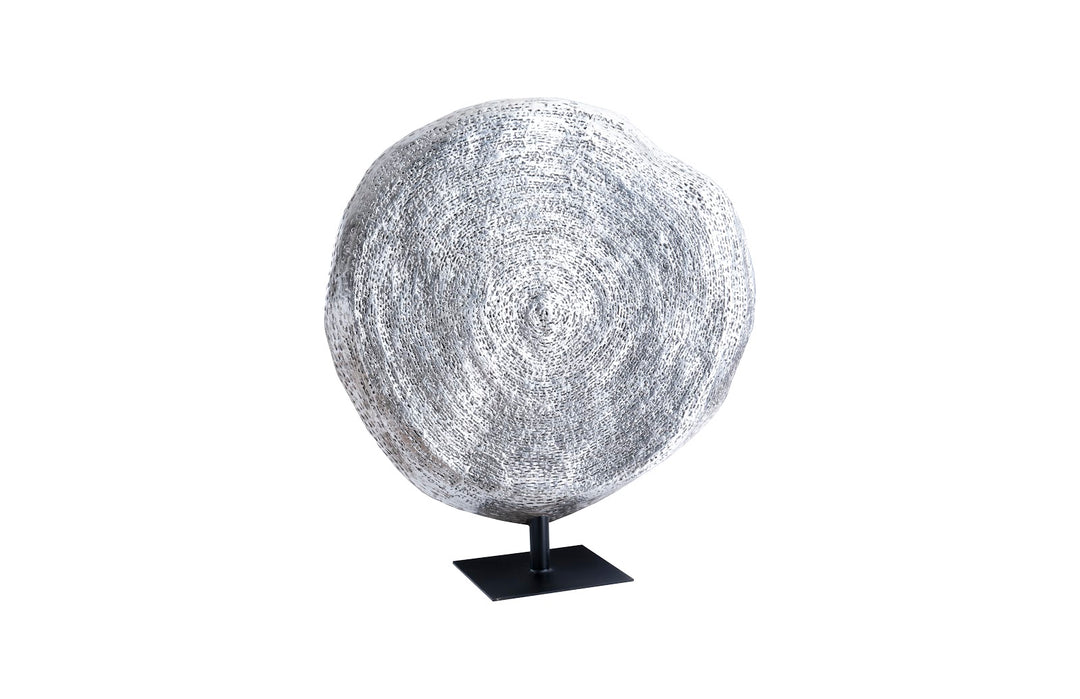 Cast Triple Weld Sculpture, Silver Leaf - Phillips Collection - AmericanHomeFurniture