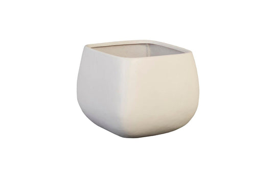 Phillips Collection Ava Planter, Large, White PLANTERS