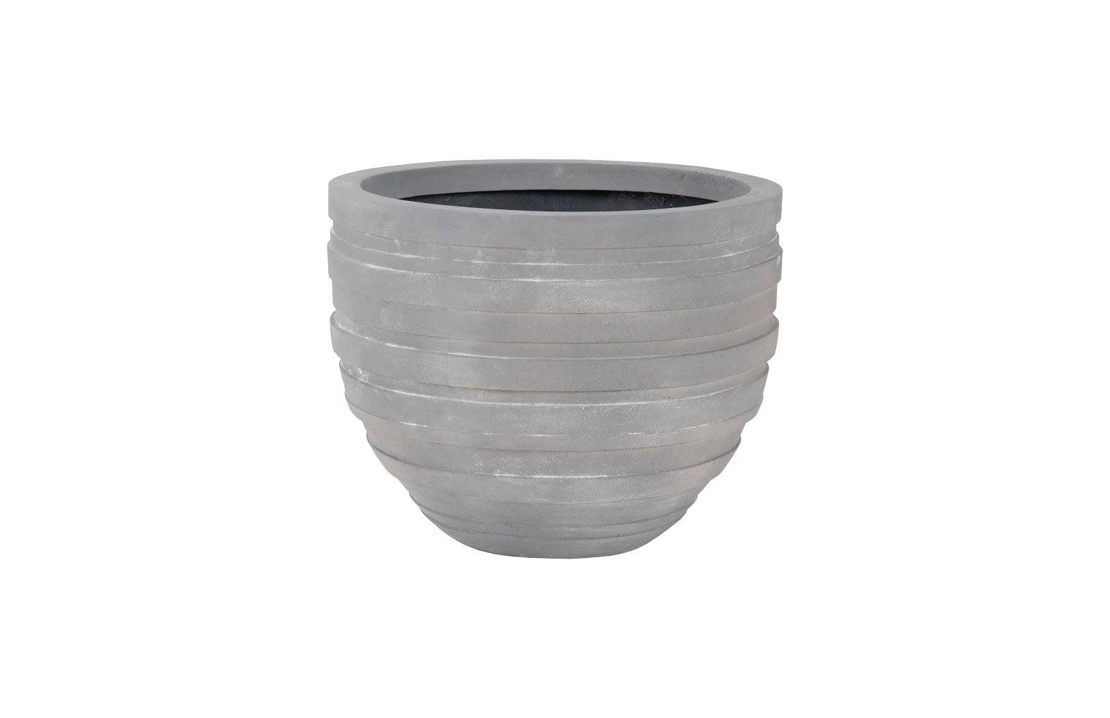 Phillips Collection June Planter, Raw Gray, SM PLANTERS