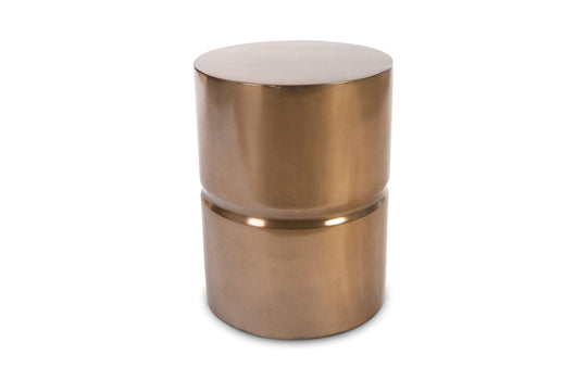 Phillips Collection Stacked Stool, Bronze OTTOMANS, POUFS, + STOOLS