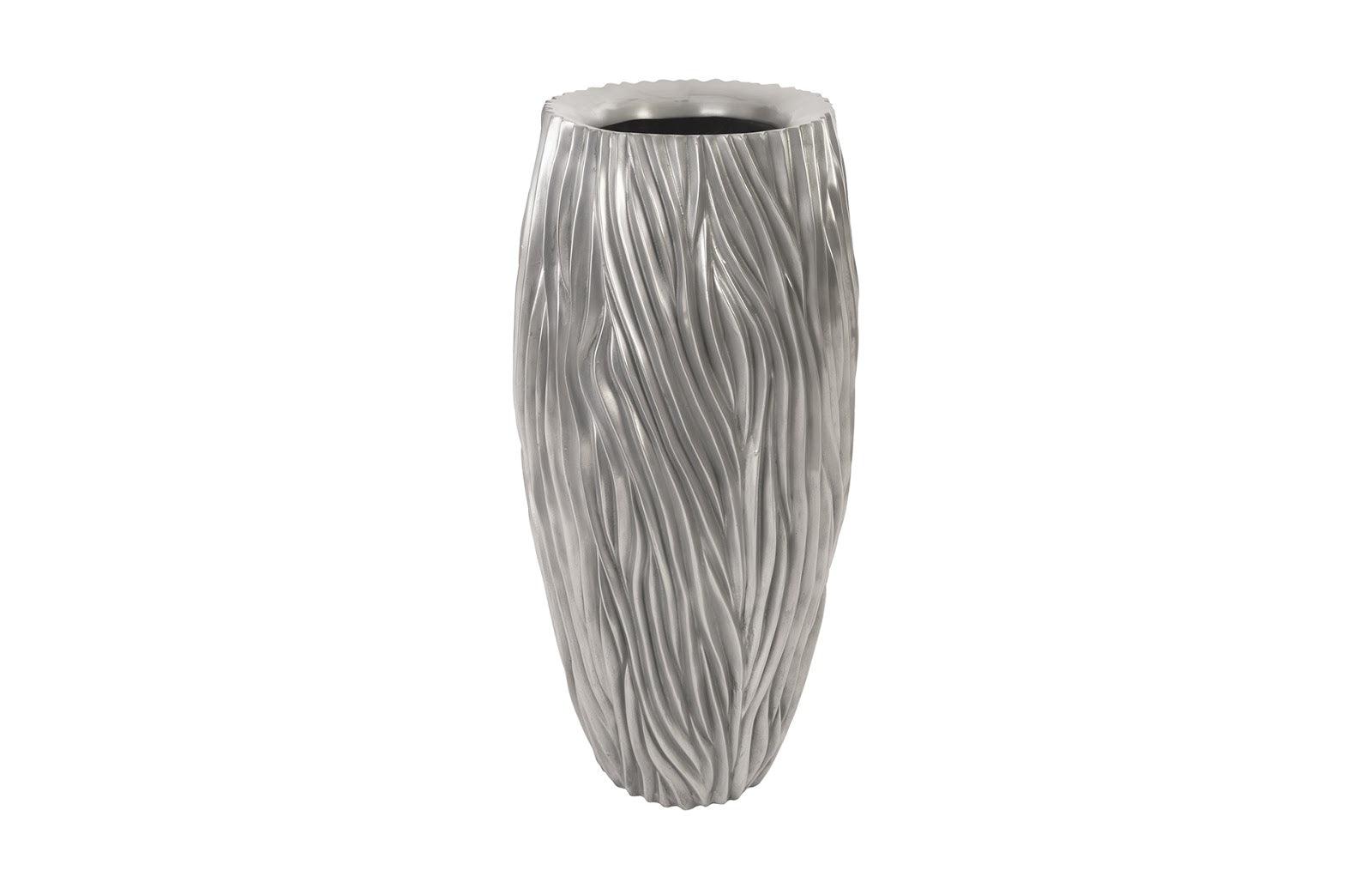 Phillips Collection Alon Planter, Polished Aluminium PLANTERS