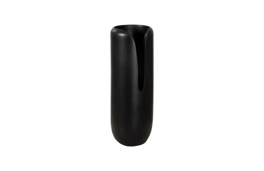 Phillips Collection Interval Wood Vase, Black, Large VASES, JARS, + BOTTLES