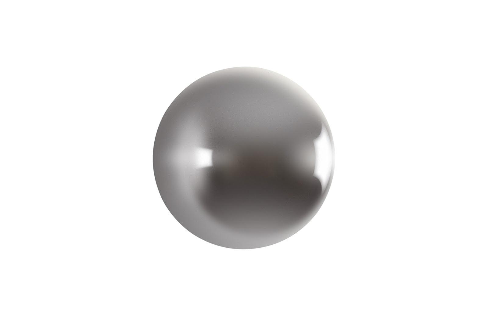 Phillips Collection Ball on the Wall, Medium, Polished Aluminum Finish WALL ACCENTS