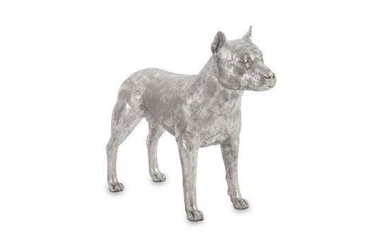 Phillips Collection Pit Bull, Silver Leaf DECORATIVE OBJECTS
