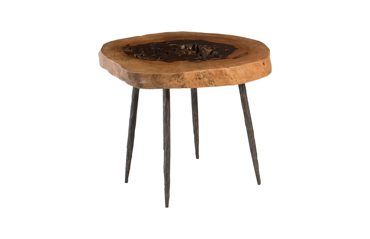 Side Table, Forged Legs - Phillips Collection - AmericanHomeFurniture