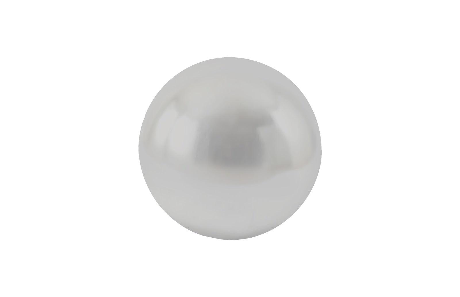 Phillips Collection Floor Ball, Medium, Silver Leaf DECORATIVE OBJECTS