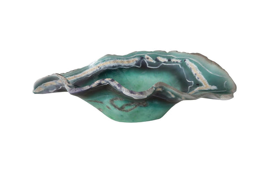 Phillips Collection Cast Onyx Fluorite Bowl, Faux Finish, Small DECORATIVE TRAYS, PLATES, + BOWLS