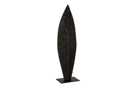 Phillips Collection Carved Leaf on Stand, Burnt, MD DECORATIVE OBJECTS