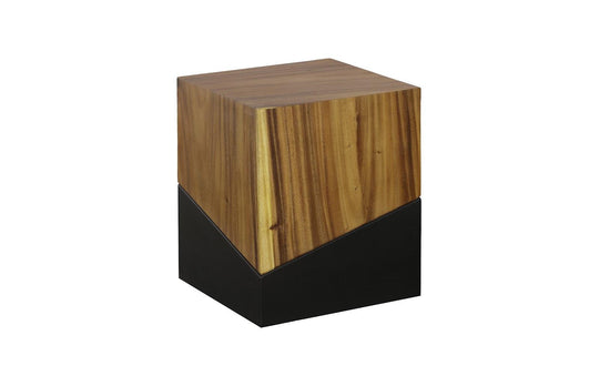 Phillips Collection Geometry Stool, Natural OTTOMANS, POUFS, + STOOLS