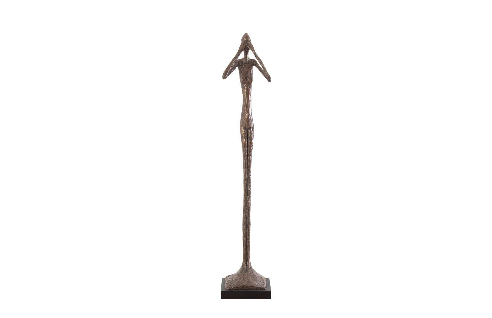 Phillips Collection See No Evil Slender Sculpture, Small, Resin, Bronze Finish DECORATIVE OBJECTS
