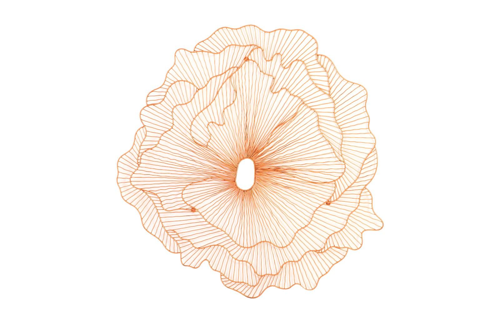 Phillips Collection Poppy Flower Wall Art, Copper, LG WALL ACCENTS