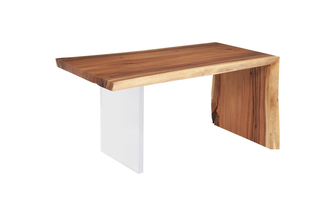 Austin Desk with Acrylic Leg - Phillips Collection - AmericanHomeFurniture