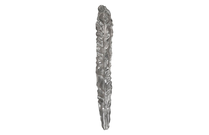 Petiole Wall Leaf, Liquid Silver, Colossal, Version A - Phillips Collection - AmericanHomeFurniture