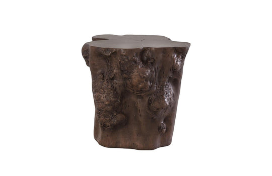 Phillips Collection Log Side Table, Bronze ACCENT TABLES