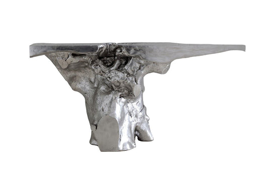 Phillips Collection Crown Console, Silver Leaf CONSOLE TABLES