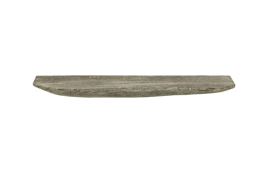 Phillips Collection Floating Wall Shelf, Gray Stone, Large BOOKCASES + SHELVES