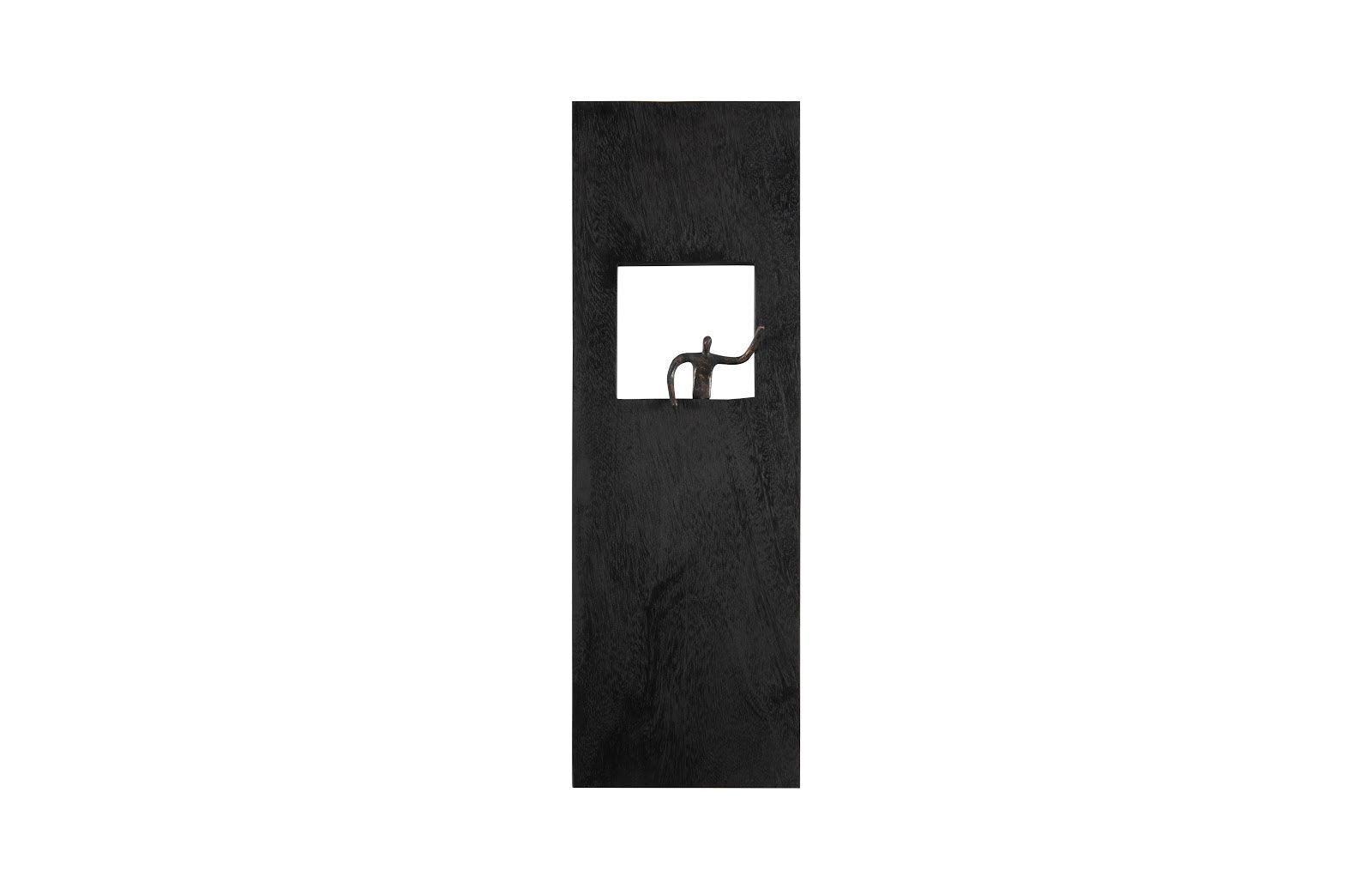 Phillips Collection Atlas Wall Decor, Rectangle, Black WALL ACCENTS