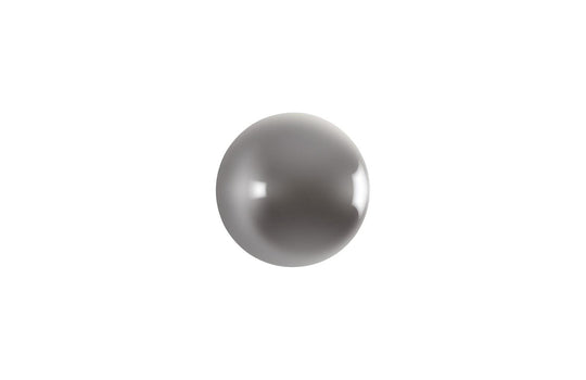 Phillips Collection Ball on the Wall, Small, Polished Aluminum Finish WALL ACCENTS