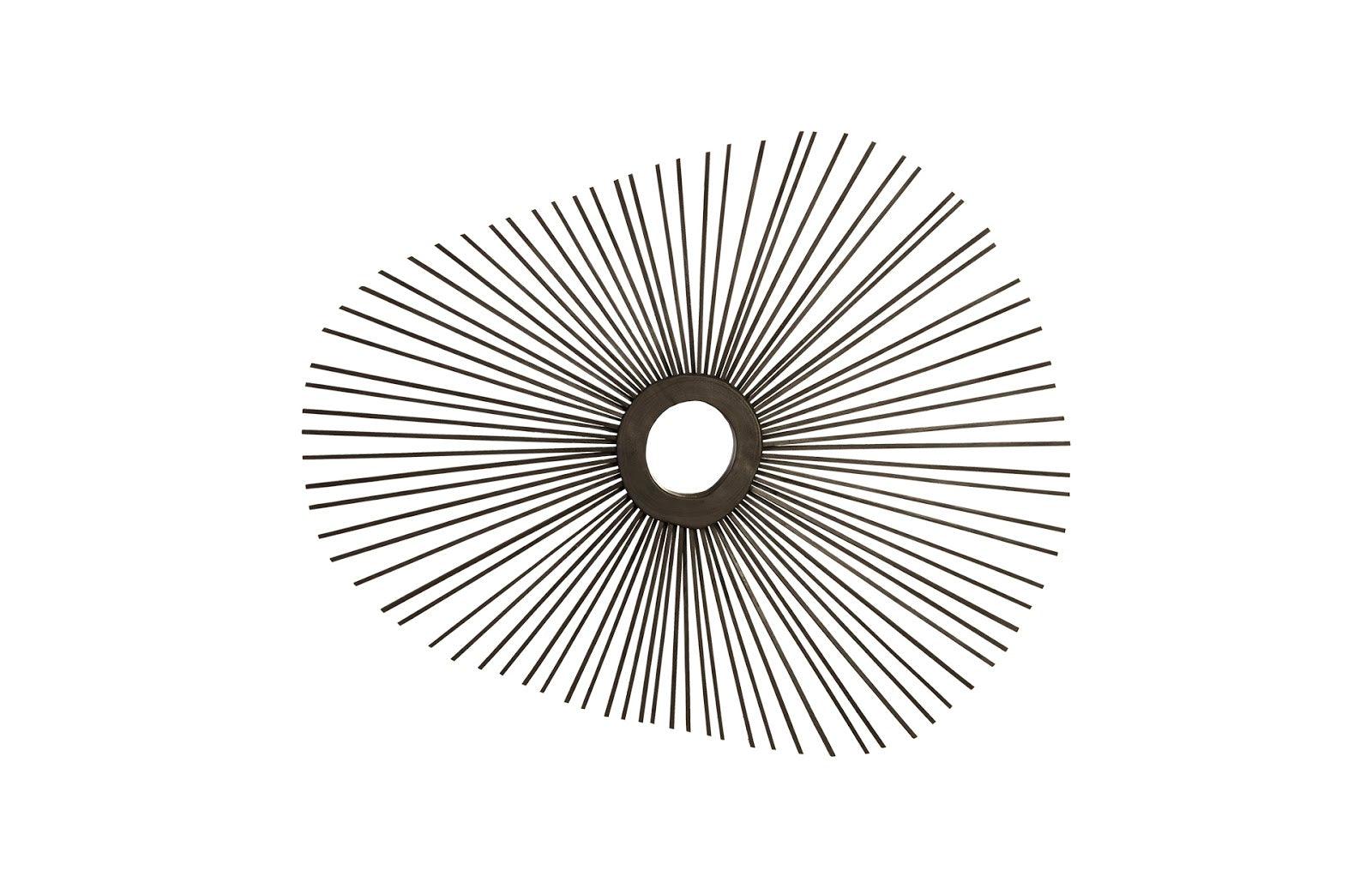 Phillips Collection Spoke Mirror, Burnt, Ovoid WALL MIRRORS
