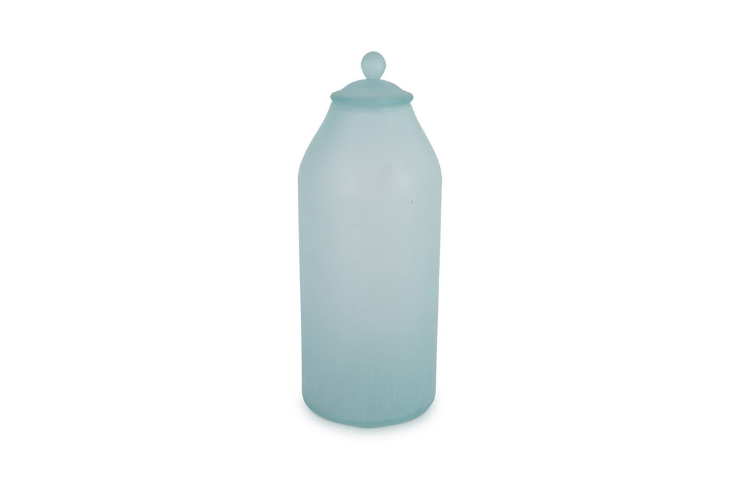 Frosted Glass Bottle, Medium - Phillips Collection - AmericanHomeFurniture
