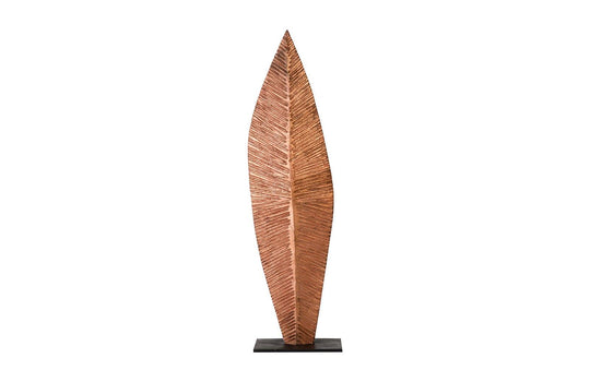 Phillips Collection Carved Leaf on Stand, Copper Leaf, MD DECORATIVE OBJECTS