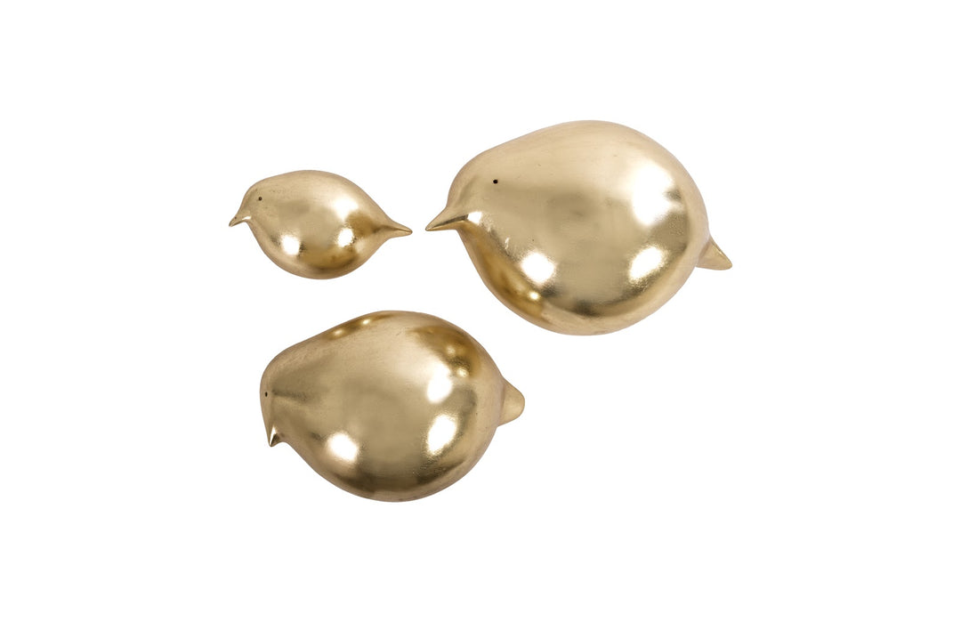 Golden Birds, Set of 3, Gold Leaf, LG - Phillips Collection - AmericanHomeFurniture