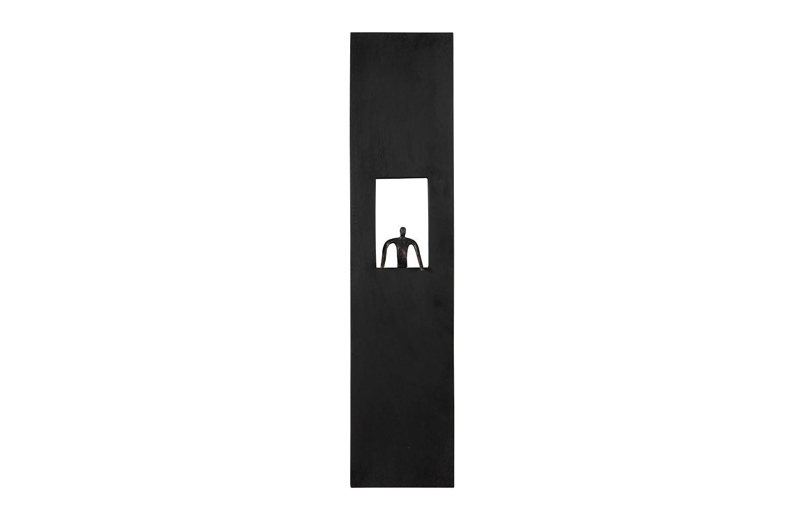 Phillips Collection Atlas Wall Decor, Rectangle, Black WALL ACCENTS