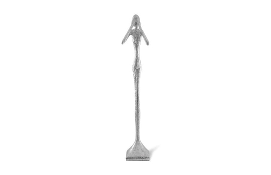 Phillips Collection See No Evil Slender Sculpture, Large, Resin, Silver Leaf DECORATIVE OBJECTS