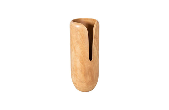 Phillips Collection Interval Wood Vase, Natural, Medium VASES, JARS, + BOTTLES
