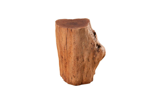 Phillips Collection Longan Wood Stool, Assorted Size and Shapes OTTOMANS, POUFS, + STOOLS