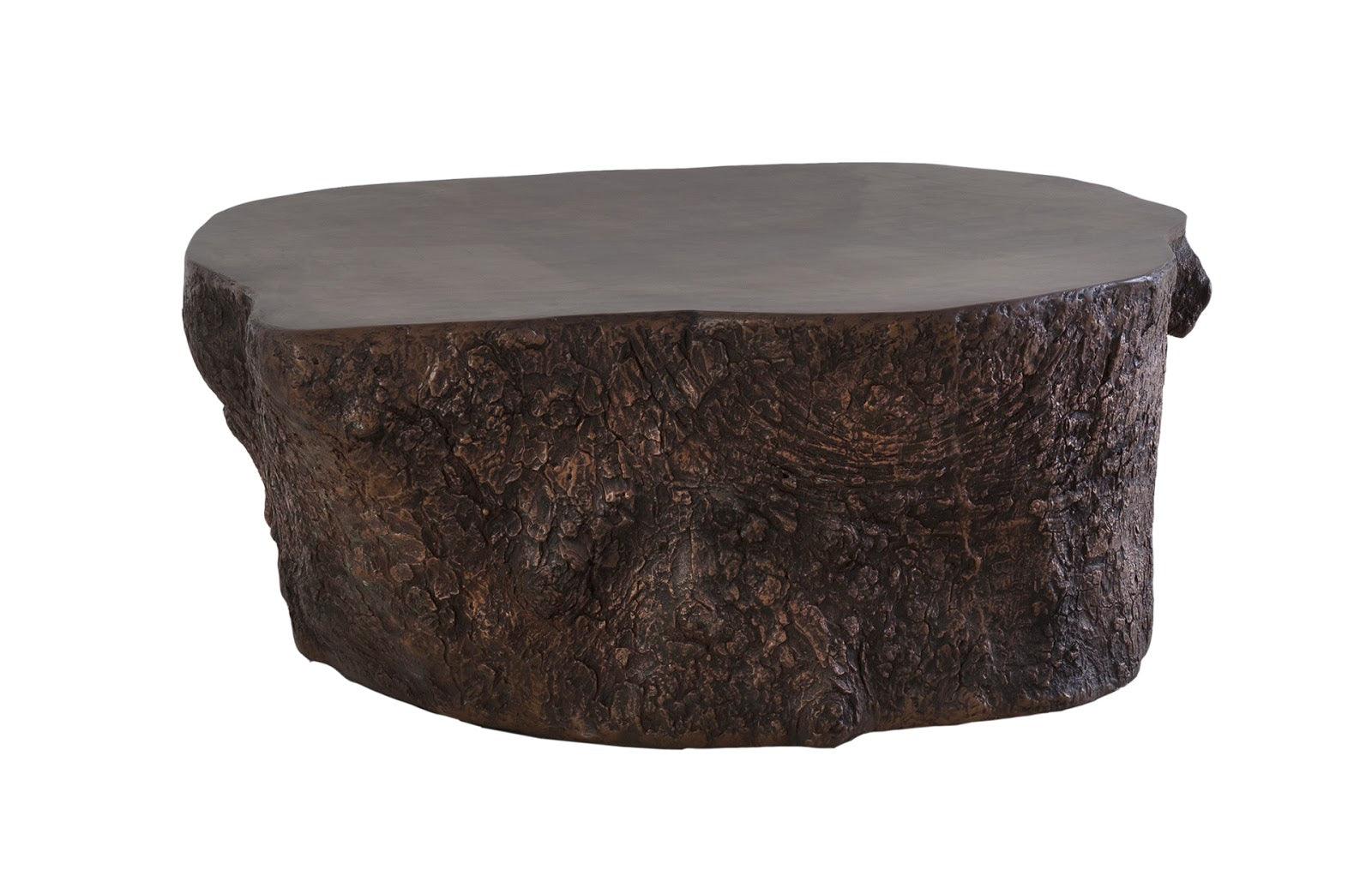 Phillips Collection Bark Coffee Table, Bronze COFFEE TABLES
