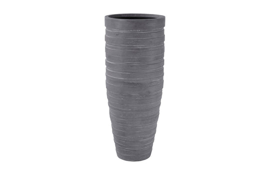 Phillips Collection June Slim Planter, Raw Gray, LG PLANTERS