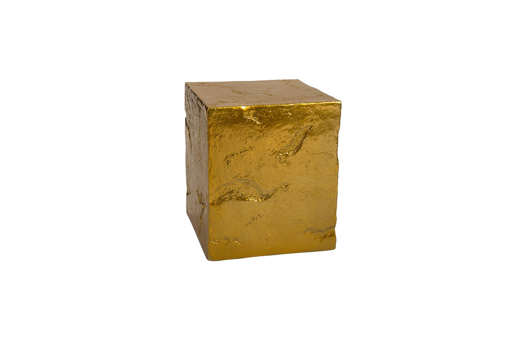 Slate Pedestal, Small, Liquid Gold - Phillips Collection - AmericanHomeFurniture