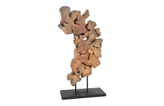 Phillips Collection Pipal Wood Sculpture DECORATIVE OBJECTS