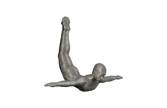 Phillips Collection Diving Wall Sculpture, Aluminum, Large DECORATIVE OBJECTS